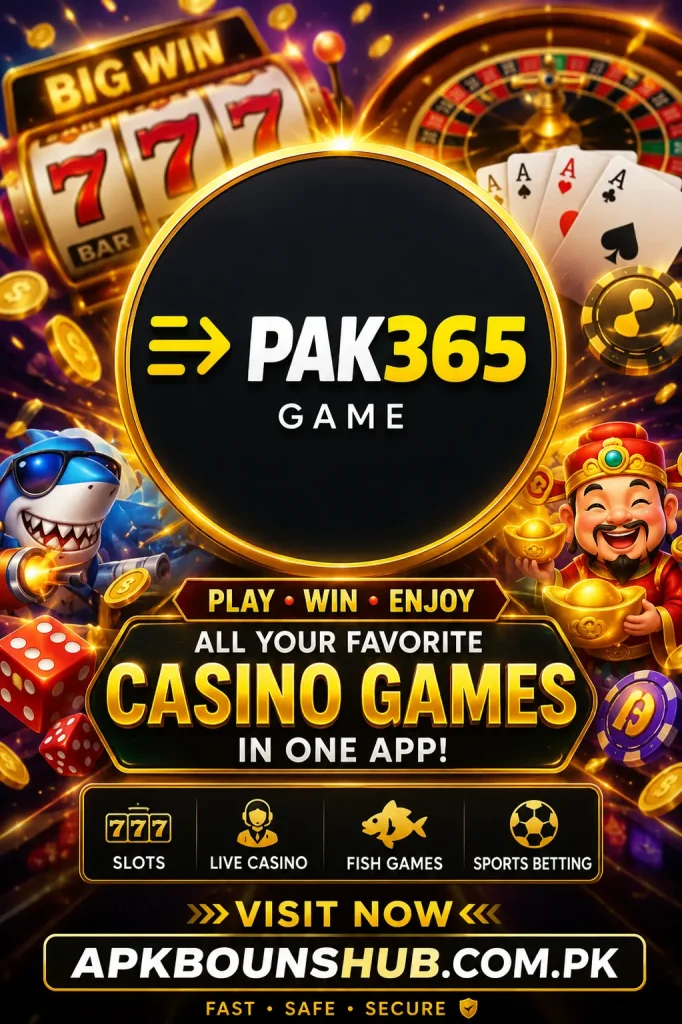 pak365 game apk download interface